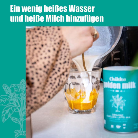 Botanica | Organic Latte Κουρκουμά | Chikko Golden Milk | 110gr