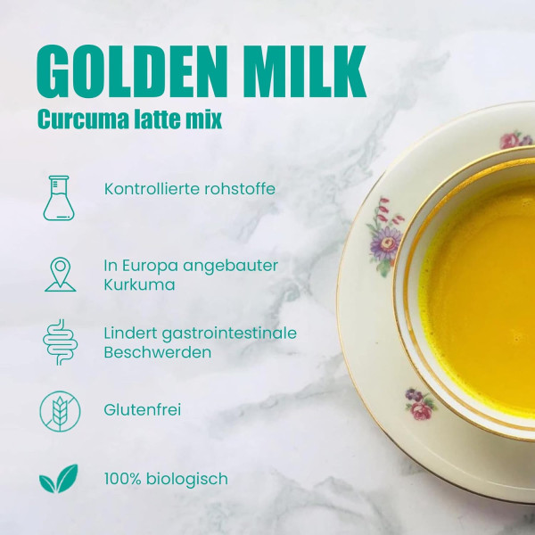 Botanica | Organic Latte Κουρκουμά | Chikko Golden Milk | 110gr