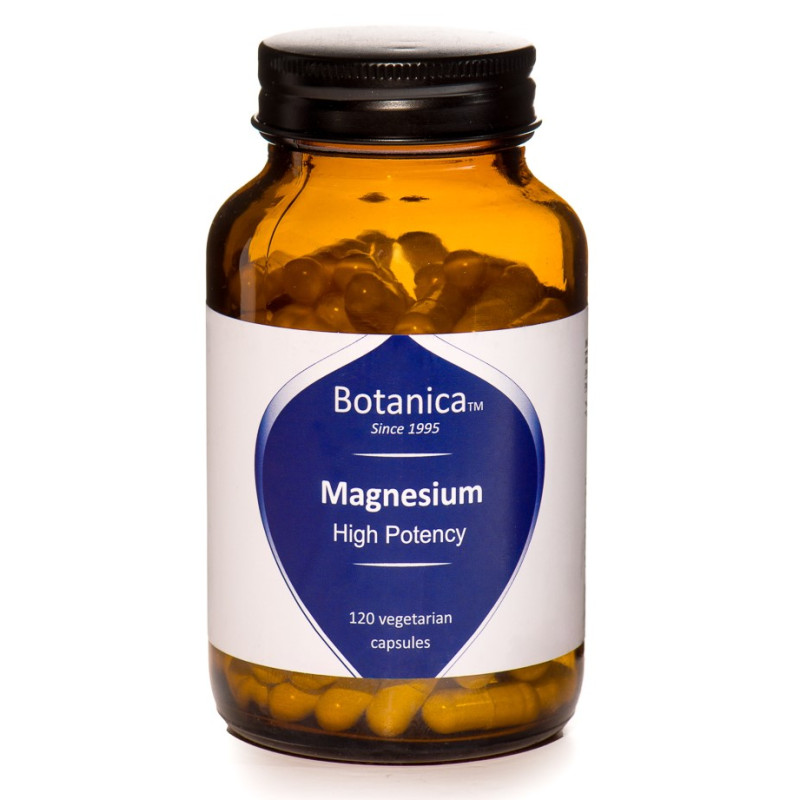 Botanica | Yψηλής ισχύος Μαγνήσιο | 120 veg. caps Botanica | Yψηλής ισχύος Μαγνήσιο | 120 veg. caps