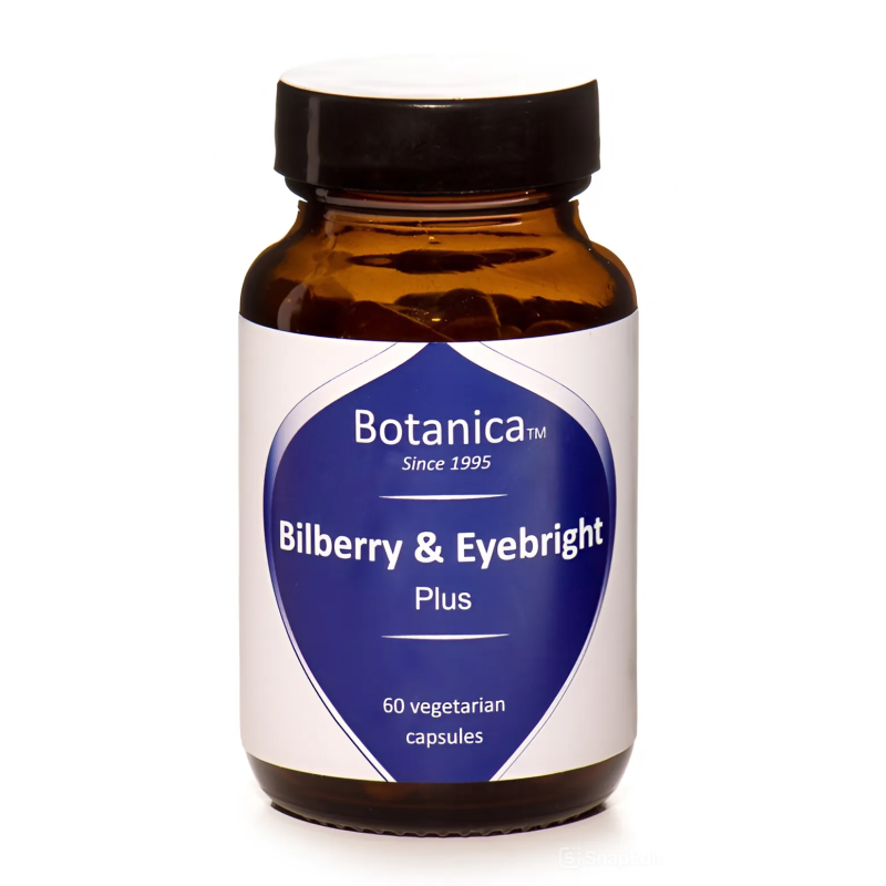 Botanica | Μύρτιλλο & Ευφράζια | 60 Veg. caps Botanica | Μύρτιλλο & Ευφράζια | 60 Veg. caps