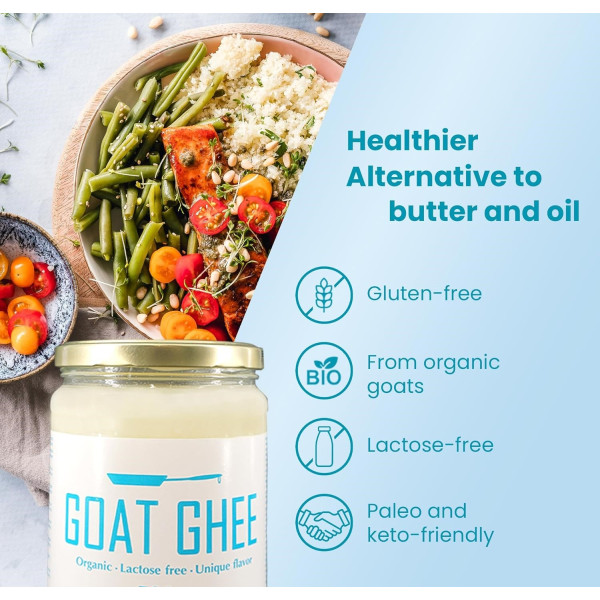 Βιολογικό Κατσικίσιο Γκι | Goat Ghee Οrganic | 245gr