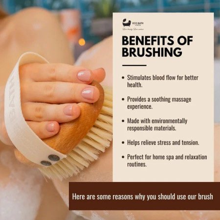 Eco Bath London | Βούρτσα Χειρός Με Σκληρή Τρίχα Σιζάλ