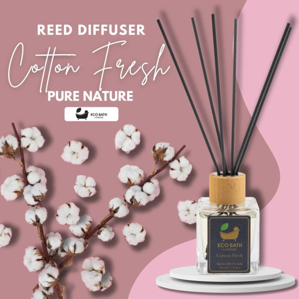 Eco Bath London | Αρωματικό Χώρου Cotton Fresh - Diffuser | 100ml