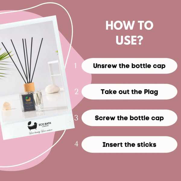 Eco Bath London | Αρωματικό Χώρου Cotton Fresh - Diffuser | 100ml