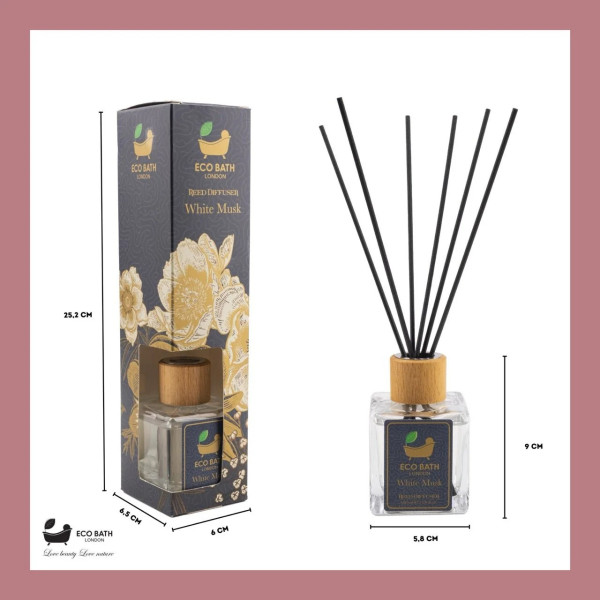 Eco Bath London | Αρωματικό Χώρου White Musk - Diffuser | 100ml