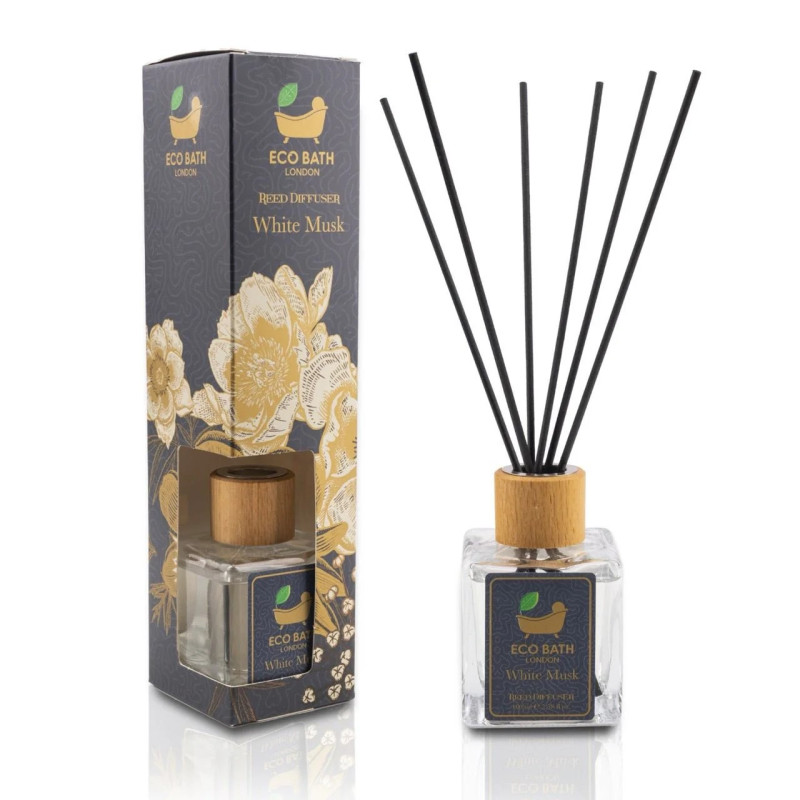 Eco Bath London | Αρωματικό Χώρου White Musk - Diffuser | 100ml Eco Bath London | Αρωματικό Χώρου White Musk - Diffuser | 100ml