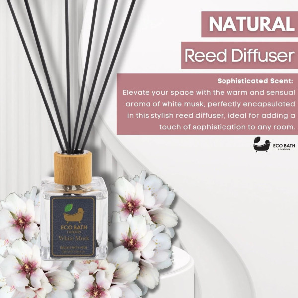 Eco Bath London | Αρωματικό Χώρου White Musk - Diffuser | 100ml