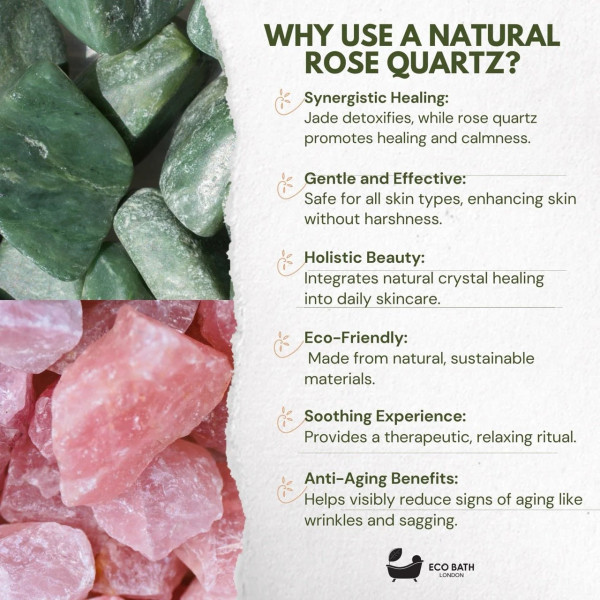 Eco Bath London | Ρολό προσώπου | Ροζ Χαλαζίας