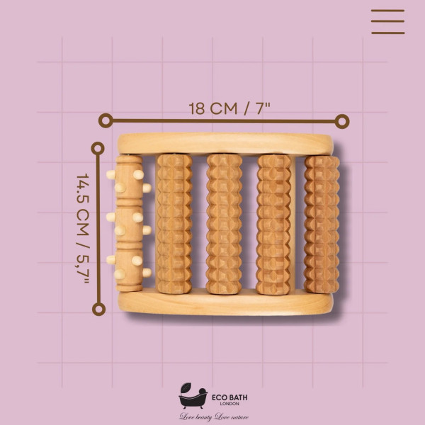 Eco Bath London | Ρεφλεξολογικός κύλινδρος Μασάζ ποδιών