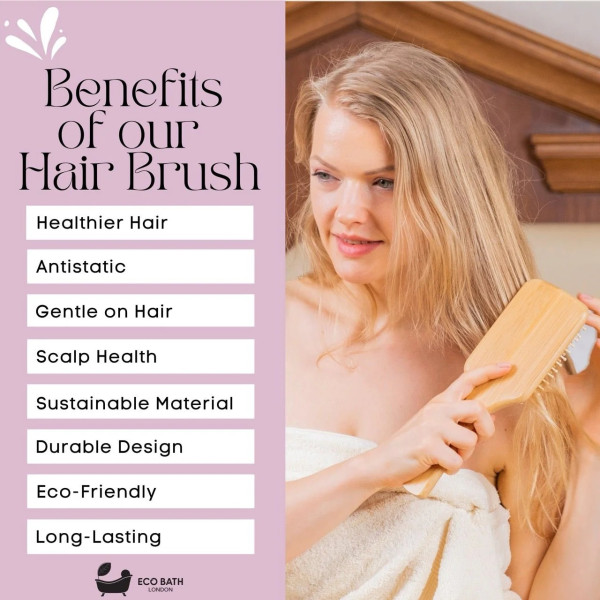 Eco Bath London | Βούρτσα Μαλλιών από Μπαμπού